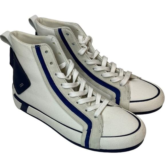 Zara Shoes - ZARA Blue & White High Top Ankle Tennis Shoes SZ 37